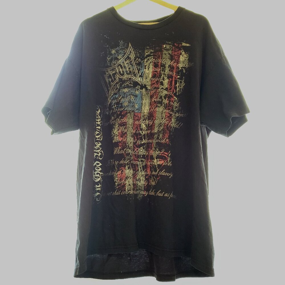 TAPOUT American Flag Vintage Tee Y2K